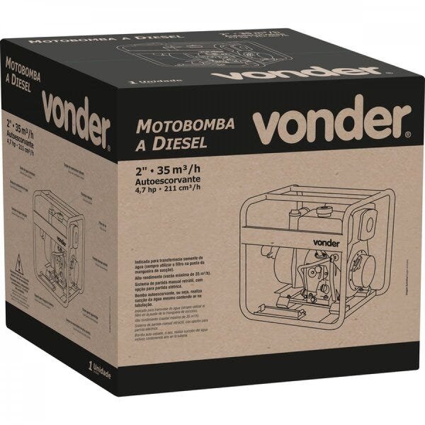 Motobomba a diesel 2" Vonder - 2