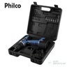 Parafusadeira Furadeira Bateria 12v Philco Bivolt Com Maleta - 3