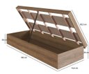 Ver imagem 4 de Cama Solteiro Box Baú Bogotá para Colchões 78x188 Cm Cb1080 Art In Móveis