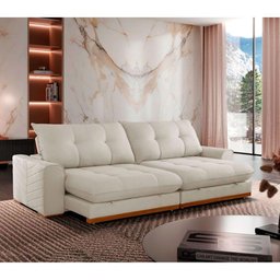 Sofá Argo Linho 02 Módulos 90 Cm B25cm Meu Sofá Online A302 Linho Branco - 1