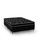 Ver imagem 6 de Cama Box Casal Conjugado Ortopédico 138x188cm Cores Suede Preto