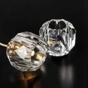 Ver imagem 2 de Pendente Cristal Metal Dourado 1G9 10cm PARIS LUZ
