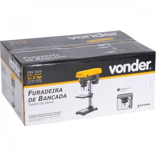 Furadeira de Bancada 16mm Fbv 016 Vonder 220V - 8