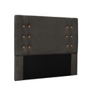 Ver imagem 1 de Cabeceira Cama Box King 195cm e Recamier Gênova Suede Cinza S04 - D'Rossi