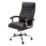 Cadeira Escritório Presidente Mola Luxo Monique Relax MLE Preta - 2