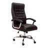 Cadeira Escritório Presidente Mola Luxo Monique Relax MLE Preta - 1