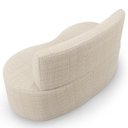 Ver imagem 7 de Sofá 2 Lugares Orgânico para Sala de Estar Living Larissa L02 Linho Palha - Lyam Decor