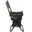 Ver imagem 3 de Cadeira Bolsa 2 Em 1 Banquinho Dobravel Pescaria Camping Praia Acampamento Ar Livre Fila Descanso Po