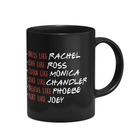 Caneca Like Friends - Preta