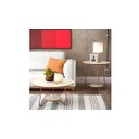 Ver imagem 2 de Conjunto Mesa de Centro e Apoio Liz Off White com Freijó–Ej Móveis