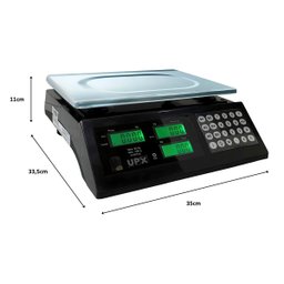 Balança Digital UPX EA 32 com bateria, Lacre e Selo Inmetro - 5