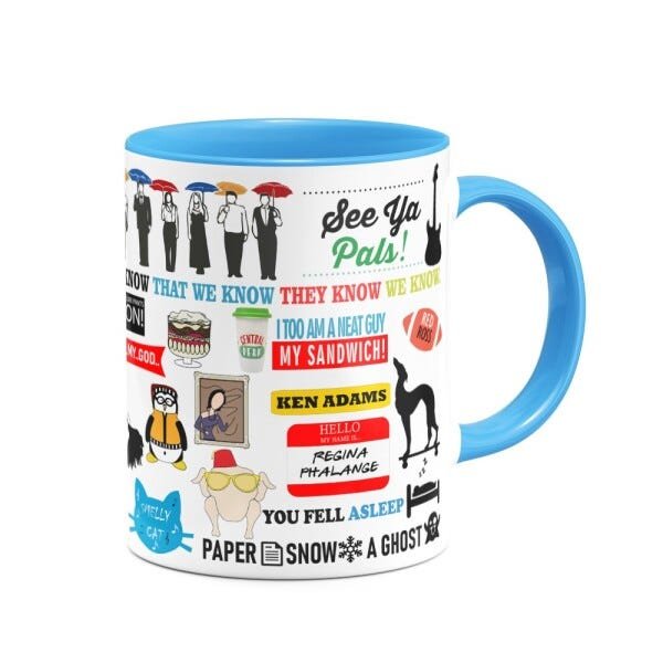 Caneca Friends Icons Moments B-blue - 3