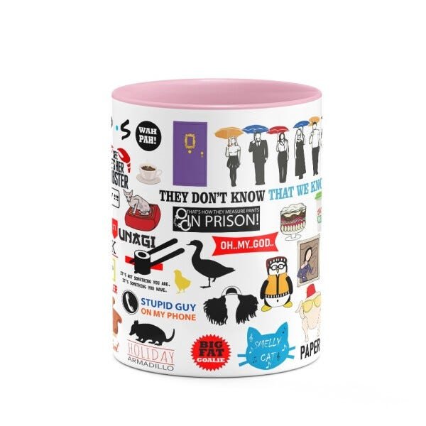 Caneca Friends Icons Moments B-pink - 2