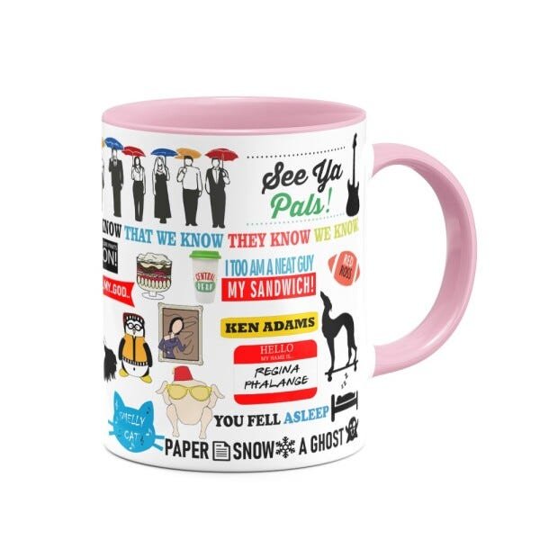 Caneca Friends Icons Moments B-pink - 3
