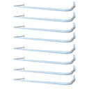 Ver imagem 2 de 8 Araras Cabideiro 1m Fixas de Parede Estilo Moderno Aço Residência Loja Material Resistente
