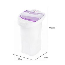 Máquina de Lavar Semiautomática Lis 4kg Wanke 220v Branco - 6