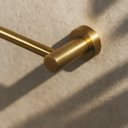 Ver imagem 2 de Toalheiro Porta Toalha de 60cm para Banheiro - Dourado Escovado - Dpace6513 Drop Metais