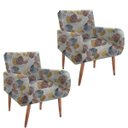 Ver imagem 2 de Kit 2 Poltrona Decorativa Liz 205 – Beatriz Decor