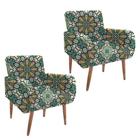 Kit 2 Poltrona Decorativa Liz a - 4– Beatriz Decor
