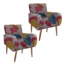 Ver imagem 2 de Kit 2 Poltrona Decorativa Liz 206 – Beatriz Decor