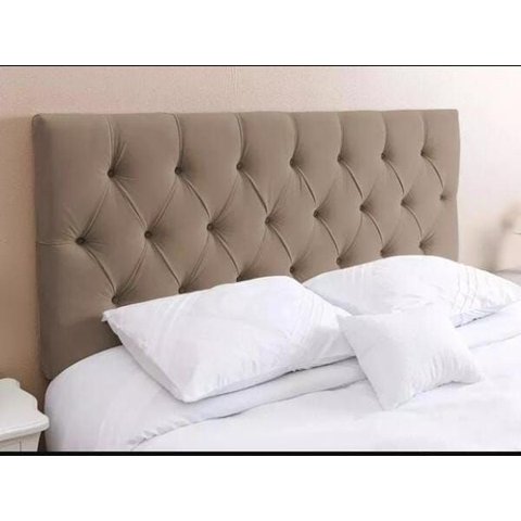 Cabeceira Painel Capitone Julie 1,40 Capuccino – Beatriz Decor
