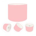 Ver mais imagens de Cúpula Abajur e Luminária Cilíndrica Vivare Cp-7013 Ø30x30cm - Bocal Nacional Rosa-bebê