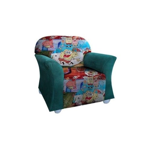 Poltrona Infantil Jolie Estampa Bob Esponja com Verde - Beatriz Decor