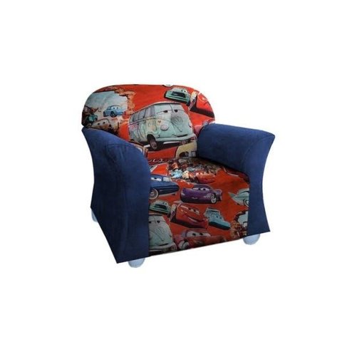 Poltrona Infantil Jolie Estampa Carros com Marinho - Beatriz Decor