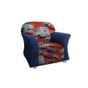 Ver imagem 2 de Poltrona Infantil Jolie Estampa Carros com Marinho - Beatriz Decor