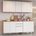 Ver imagem 2 de Armário de Cozinha Completa 10 Portas 2 Gavetas 100% MDF Clara