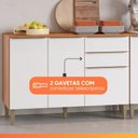 Ver imagem 3 de Armário de Cozinha Completa 10 Portas 2 Gavetas 100% MDF Clara