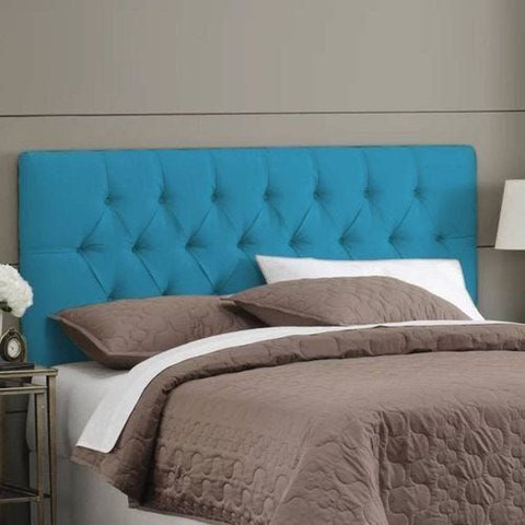 Cabeceira Painel Capitone Julie 1,40 Turquesa – Beatriz Decor