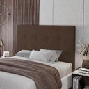 Ver imagem 6 de Cabeceira Cama Box Casal King Size Luana 193cm Veludo Marrom - Abmaza