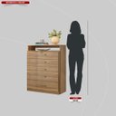 Ver imagem 5 de Cômoda Triunfo 5 Gavetas Amendola Touch Demóbile