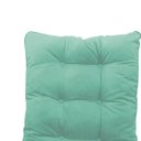 Ver imagem 4 de Kit Almofadas para Poltrona e Puff Costela Linho Azul Turquesa - Amarena Móveis