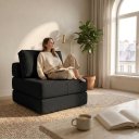 Ver imagem 2 de Poltrona Cama na Caixa 90 cm Versa Bouclê B05 - D'Rossi