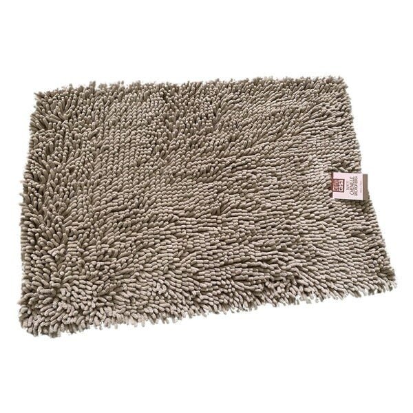 Tapete Chenille Bene Casa Microfibra 50x70cm - Bege - 1