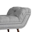 Ver imagem 4 de Recamier Sofá Divã Namoradeira Sienna 90 Cm Solteiro Linho