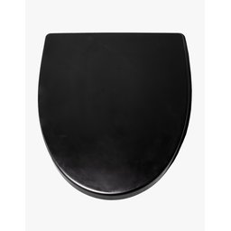 Tampa para Louças Sanitária com Fechamento Suave Ravena:preto - 1