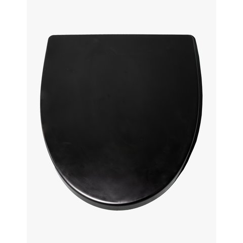 Tampa para Louças Sanitária com Fechamento Suave Ravena:preto