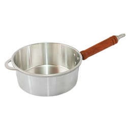 Jogo de 5 Panelas de Aluminio Fundido com Cabo 16 a 24cm - Polido - 3