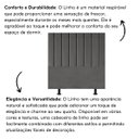 Ver imagem 5 de Cabeceira Estofada Cama Box Solteiro 100 Cm Laura Linho:cinza