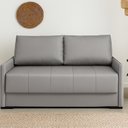 Ver imagem 1 de Sofá-Cama 154cm Retrátil Reclinável Linho Pés Madeira Isis