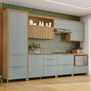 Ver imagem 1 de Cozinha 7 Peças com 8 Portas 7 Gavetas Marquesa 350cm em Mdf Nesher