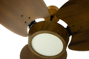 Ver imagem 2 de Ventilador de Teto Natuvent Dahlia Led 3 Pás Madeira Imbuia 3000k Branco Quente, Luz Amarela 127v