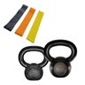 Kit Kettlebell 4kg + Kettlebell 8kg + Kit Mini Band 3 Intensidades Leve, Média e Forte - 1