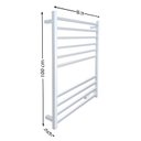 Ver imagem 4 de Toalheiro Térmico Alumínio 10 Barras Quadrate Bivolt