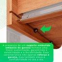 Ver mais imagens de Guarda-roupa Casal 6 Portas 2 Gavetas Recife Sallêto Móveis