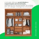 Ver imagem 6 de Guarda-roupa Casal 6 Portas 2 Gavetas Recife Sallêto Móveis