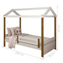 Ver imagem 3 de Cama Montessoriana Isa Solteiro Branco e Mel com Colchão